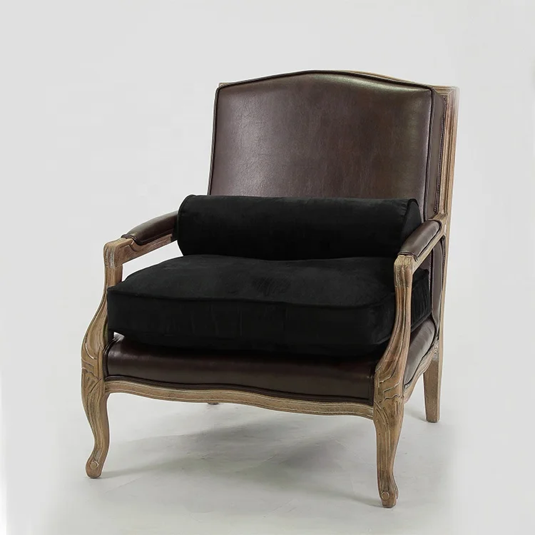 Antique hand carved wooden armchair living diningroom sofa furniture leisure chairs (FC-4386)