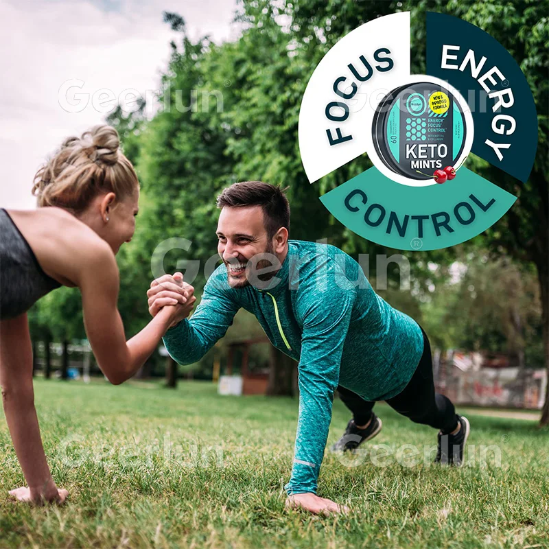 OEM Private Label Nootropic Supplements Boost Energy Focus Slimness Candy for Flat Belly Keto Slimming Mints