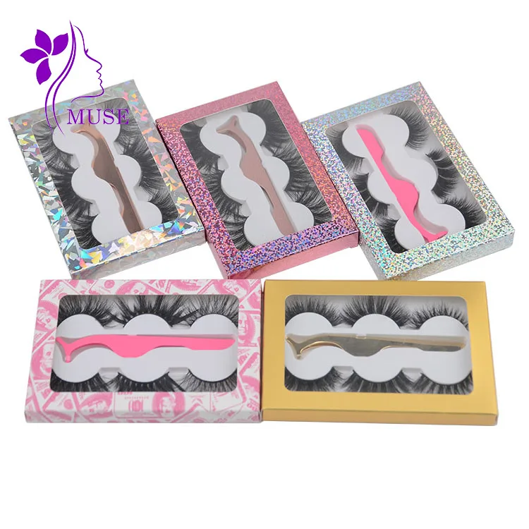 Customizable lashpackaging box Lash tray vendors 3d mink lashess mini suitcase packaging box
