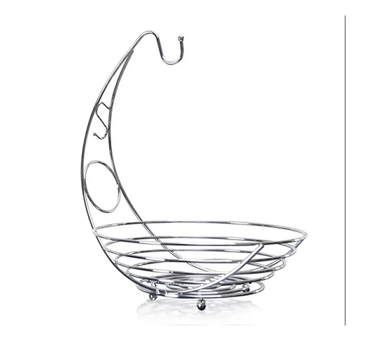 Hot Sale metal wire Banana creative shape fruit basket