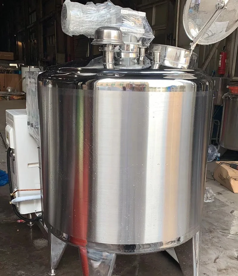 milk cooler/small Fresh milk system refrigerated dairy milk cooling tank