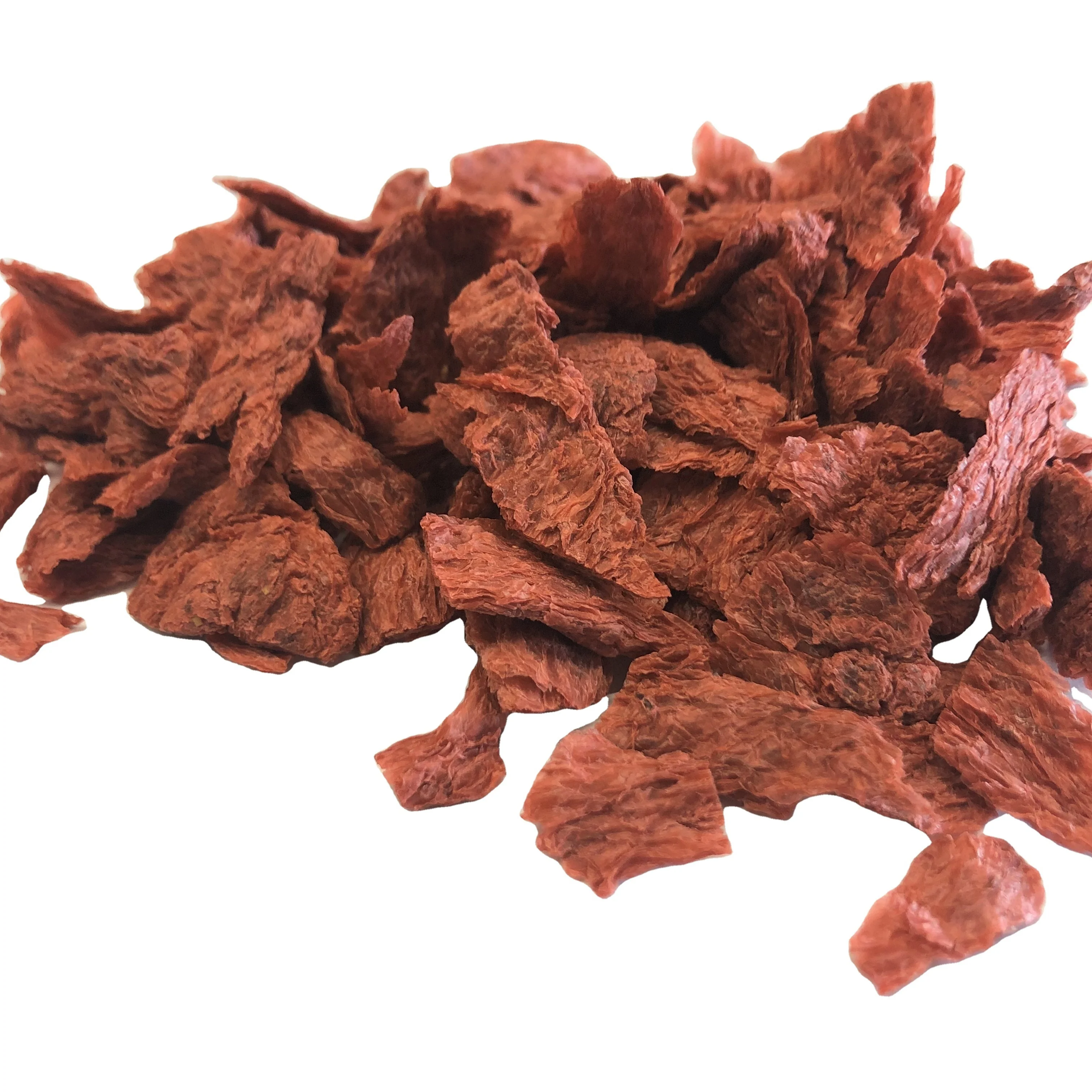 Red flake size 16mm soy textured protein TSP TVP organic OEM high protein 65%-70% Chinese manufacture