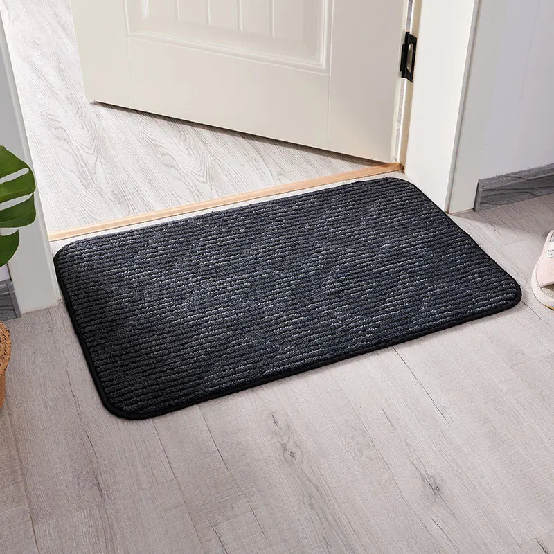Indoor Door Mat for Entrance Machine Washable Entryway Rug Non Slip Trapper Rugs Absorbent Dirt Low Profile Shoes Scraper