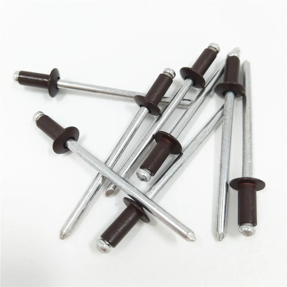 Blind Rivet Stainless Steel Csk Open End Type Round Head 1/8 X1/2 Pop Rivets
