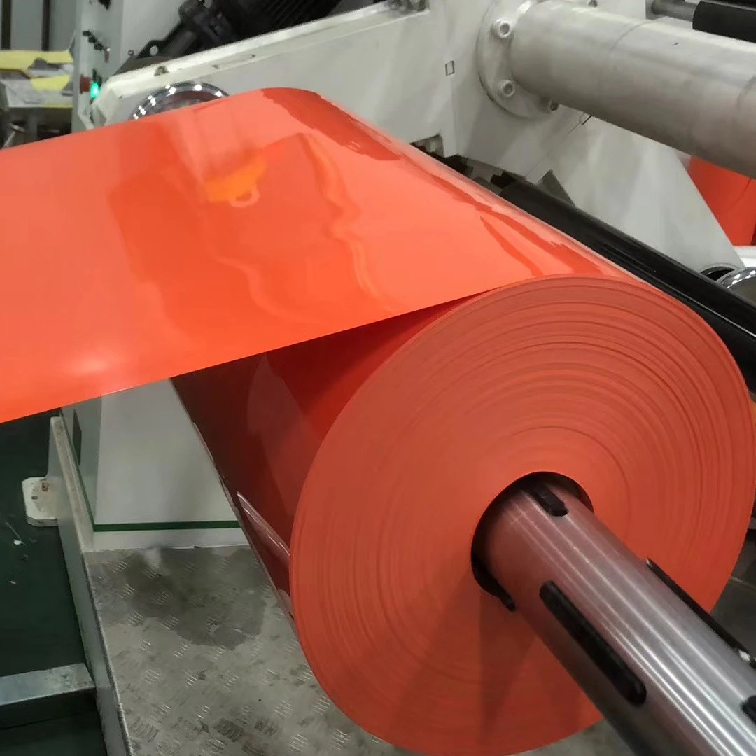 OEM Design Anti-Scratch Pet Sheet Film colorful Transparent Thermoformed RPET Film Roll