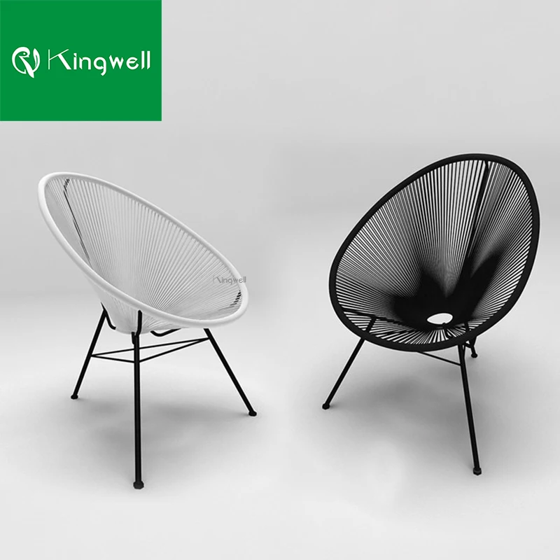 Leisure style patio used antique cane rattan chair acapulco chair rattan egg chair