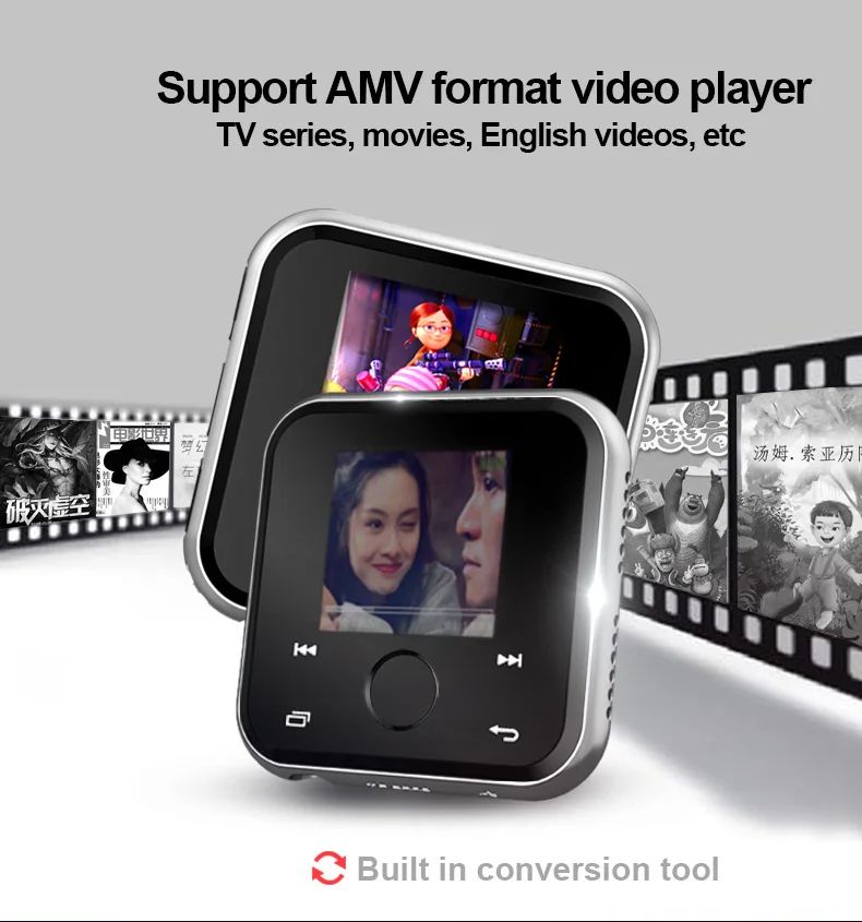 HBNKH High Quality MP3 Player  With FM radio  Voice recorder E-book reading  Mp3 Free Download Songs