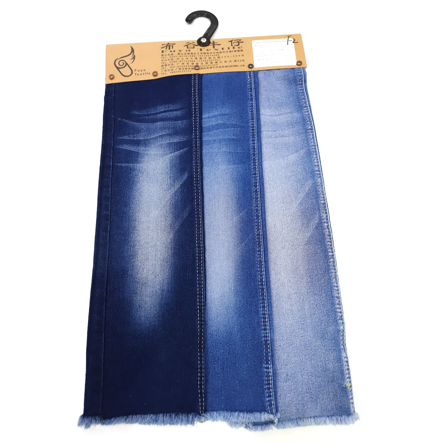 Stretch Denim Fabric Factories in China High Quality 9 oz Slub Cotton Spandex Denim Fabric