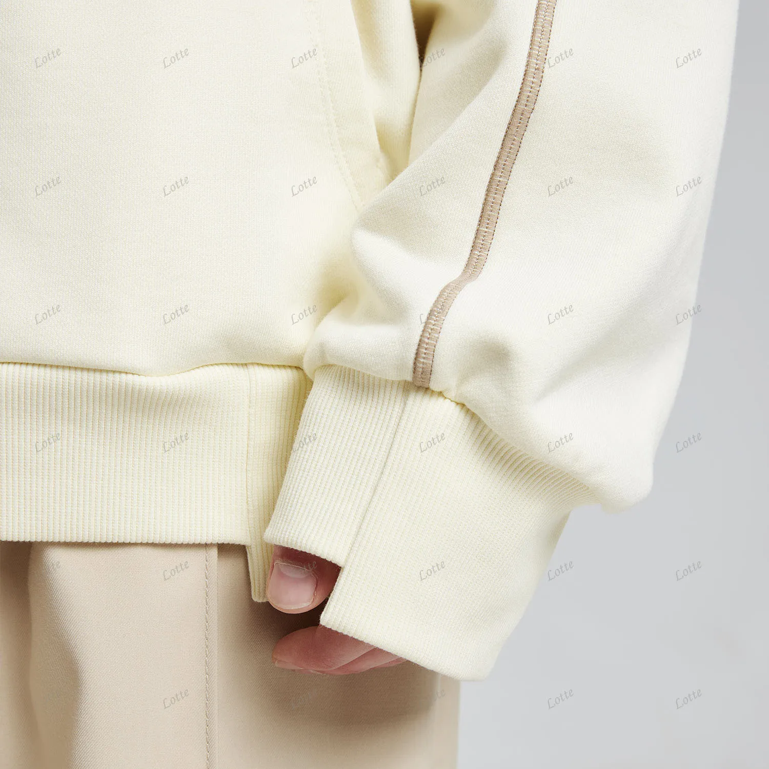 Custom Logo Korean Vintage Distressed Streetwear Half Zip Hoodie Washed Oversized Drop Shoulder Sweatshirt With Zippers