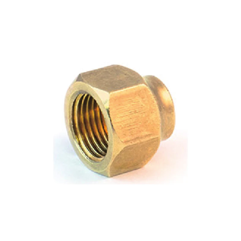 Oem Short Froged Nut Flare Adaptor Brass Fitting For Hydraulic System