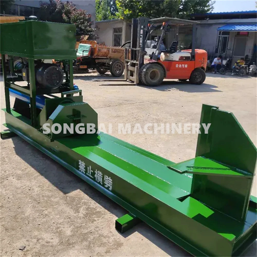 OEM Electric Hydraulic Wood Splitting Machine 35 Ton Tree Root Cutting Log Splitter
