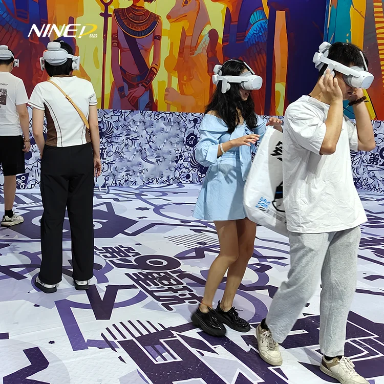 Factory Direct Sale 2-6 Players VR Shooting Arena 9D VR Free Walking Big Space With Gun