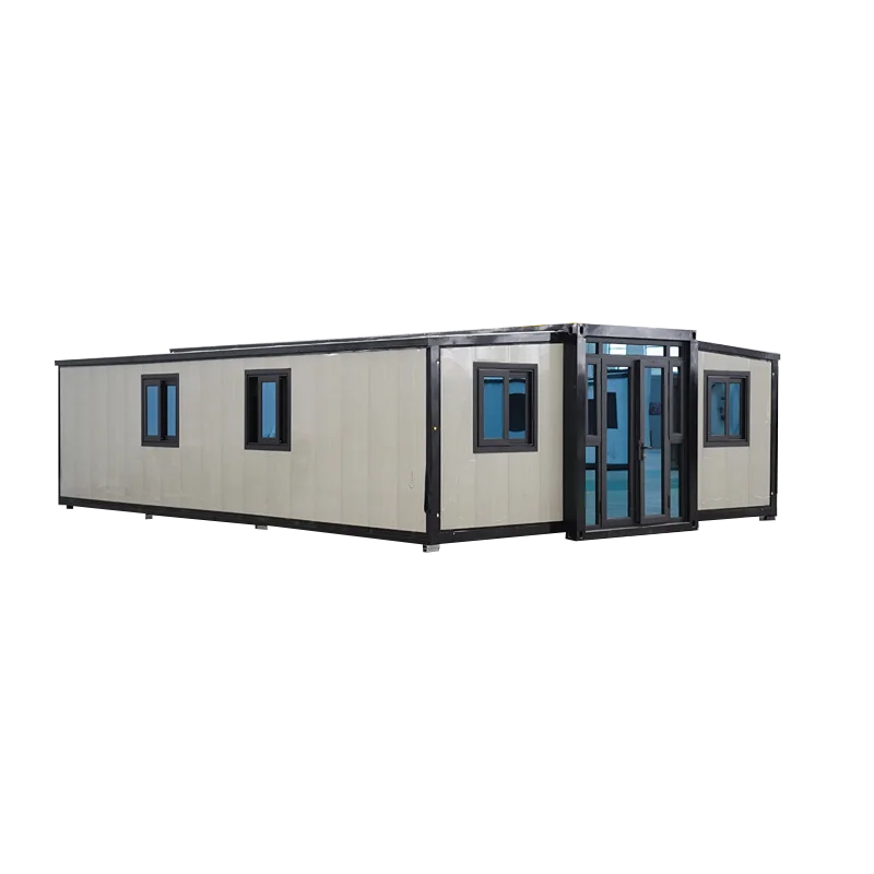 Aluminum frame glass prefabricated house container house, with customized colored mobile house