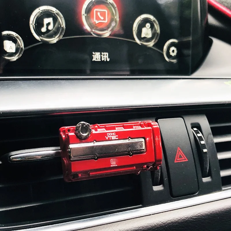 
2019 new Suitable for Honda engine shape air freshener B16 B18 K20 head car perfume outlet clip 