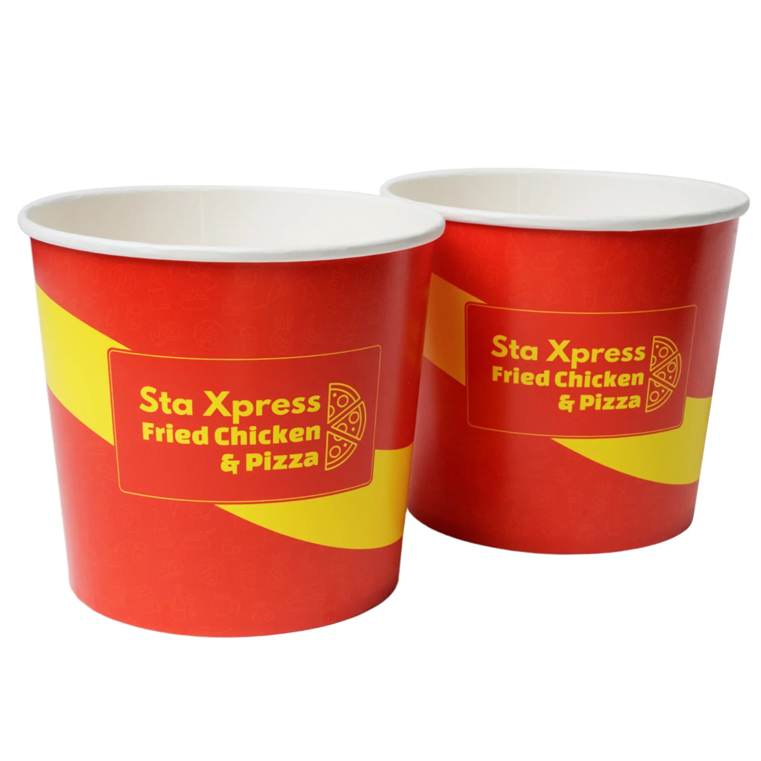 130oz paper bucket candy bucket paper paper halloween ghoulish buckets