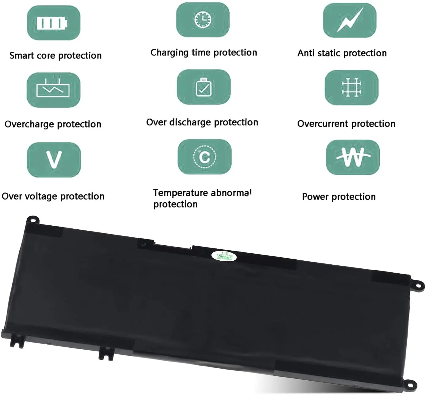  15.2V 56Wh PVHT1 Laptop Battery for Dell Latitude 13 3000 3380 14 3490 15 3580 3590