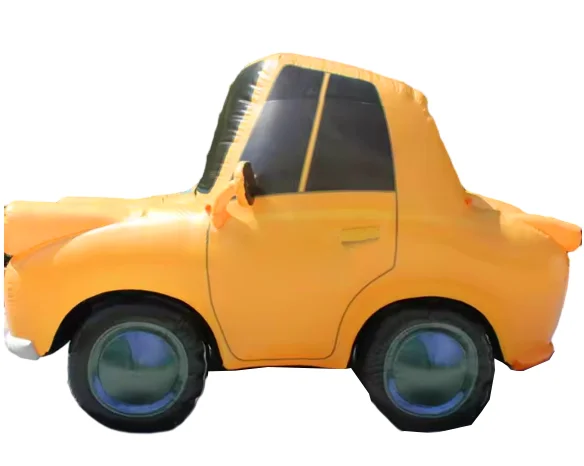 funny carnival parade inflatable walking car Advertising police type inflatable cartoon car model costume in advertising Inflat