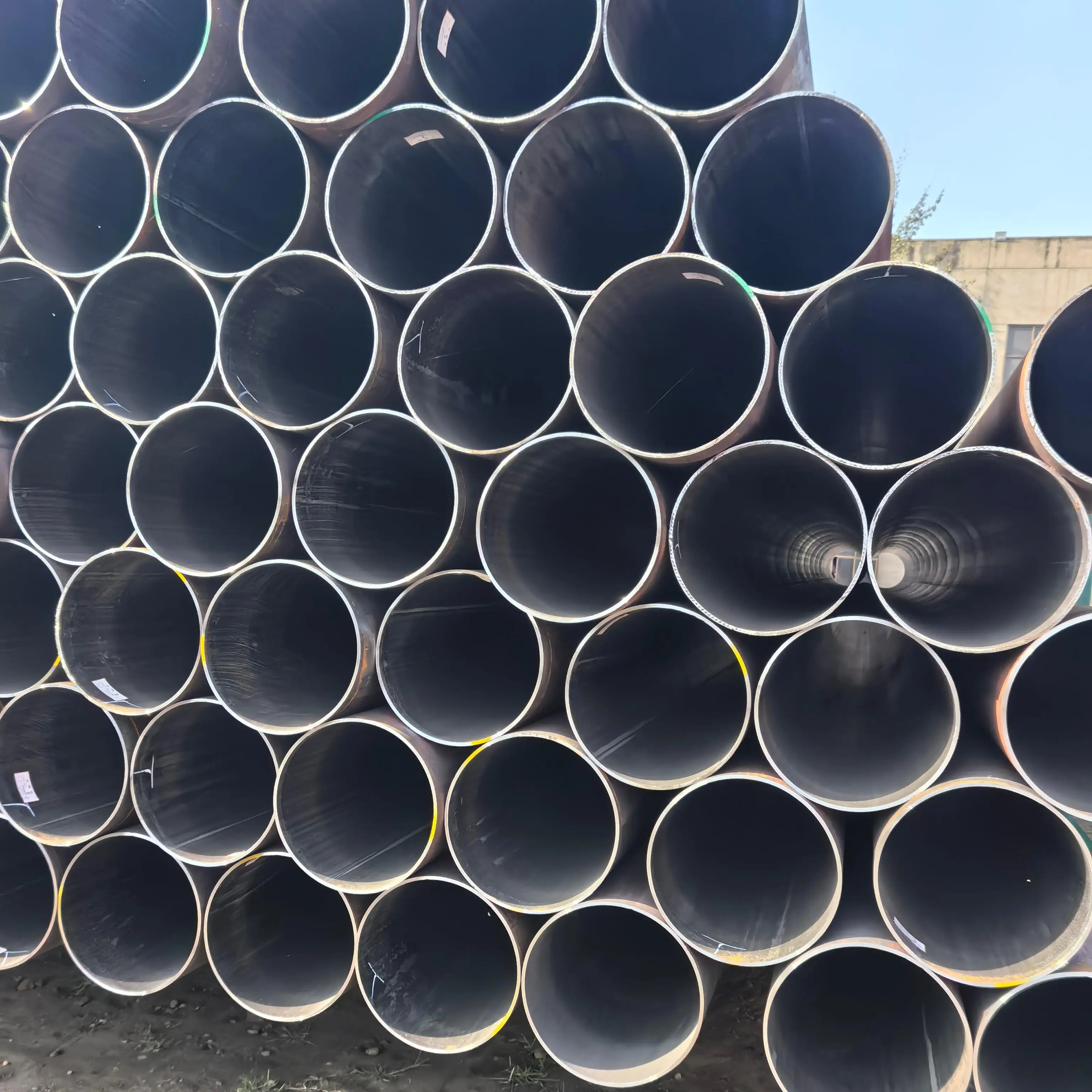 ASTM A53 A106 A214 Large Diameter Welded Seamless Round Carbon Steel Pipe