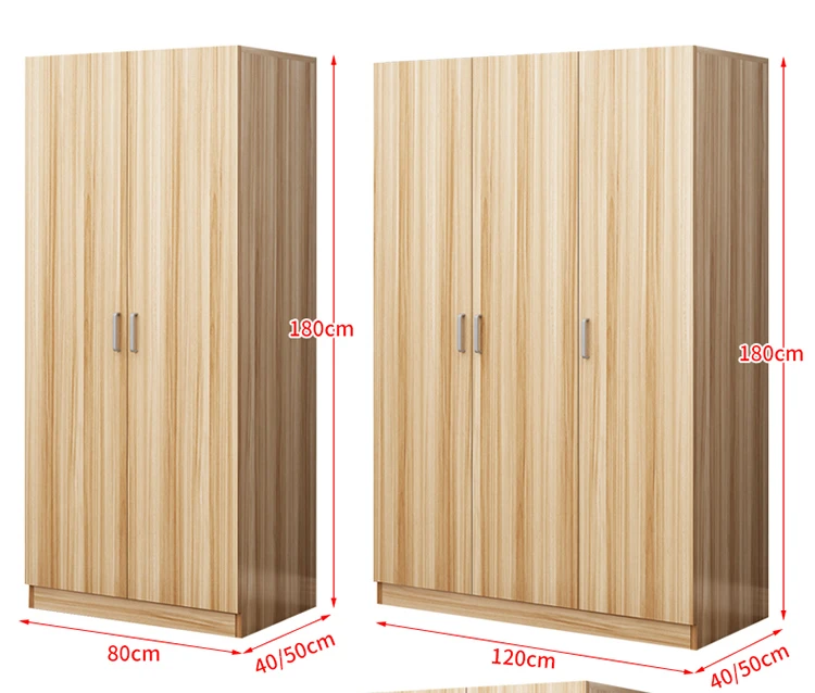 Forever Wardrobe Simple Modern Melamine Particle Board Panel Wardrobe Storage Cabinet Closet Bedroom Wardrobes