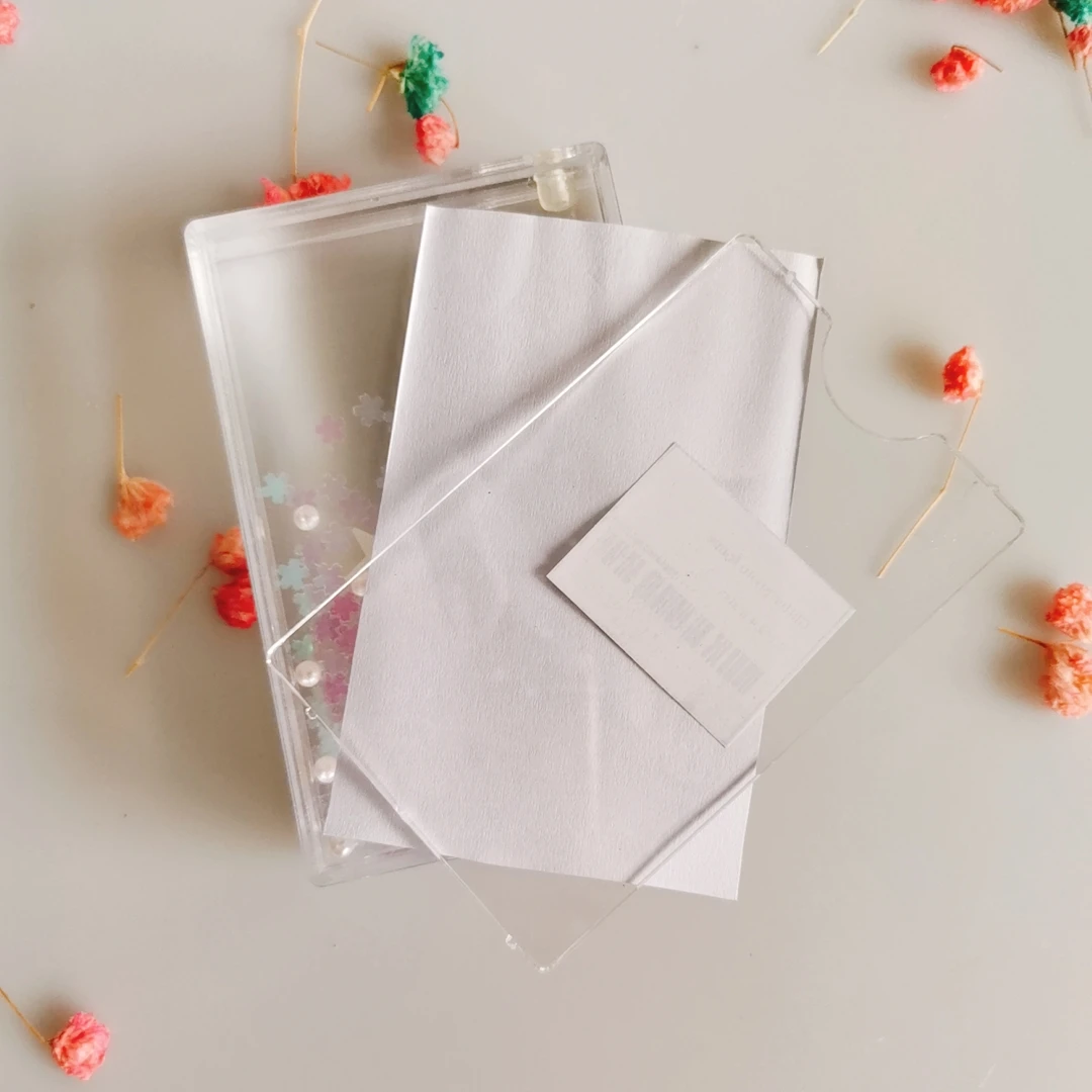 Christmas Gift 2.1x3.4inch Plastic Mini Instax Glitter Picture Photo Frame