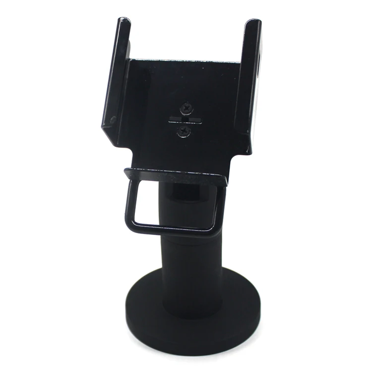 Black plastic credit card holder metal stand for pos base for verifone