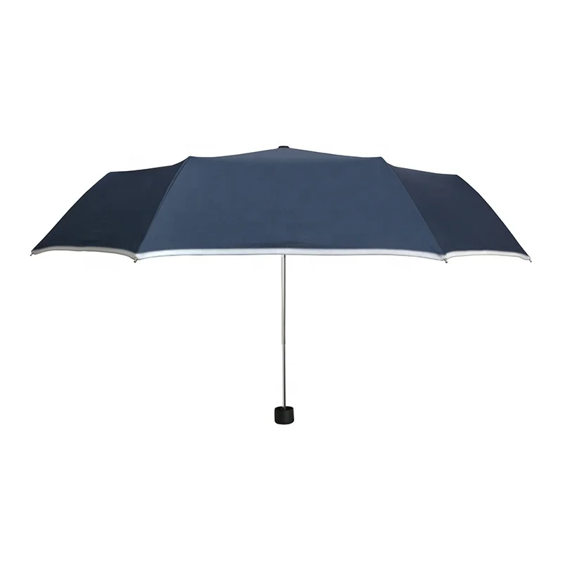 Ok Umbrella Portable Travel Super Waterproof Mini Safety Reflective 3 Folding Umbrella