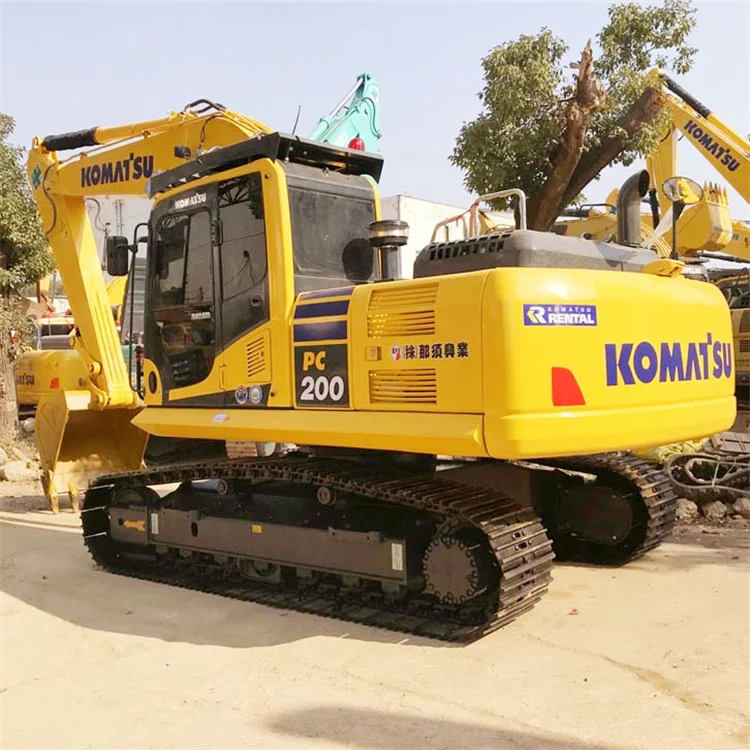 Good condition  20 ton used original Japan komatsu pc200-8 hydraulic crawler excavator  for sale