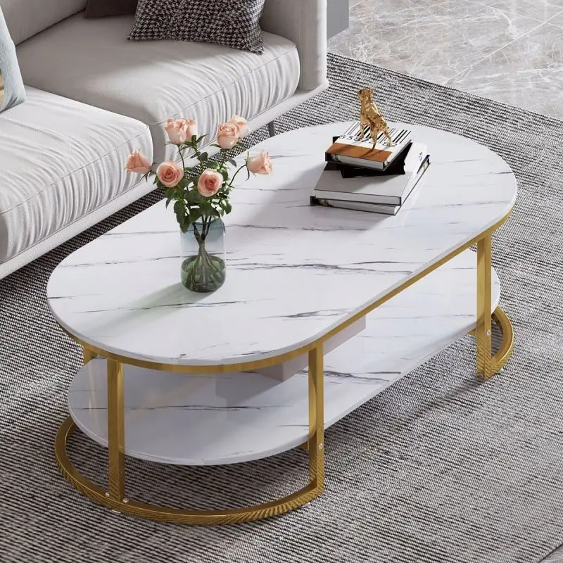 Buy China Furniture Wood Coffee Table with Golden Stainless Steel Leg Rose Coffee Table Side Table