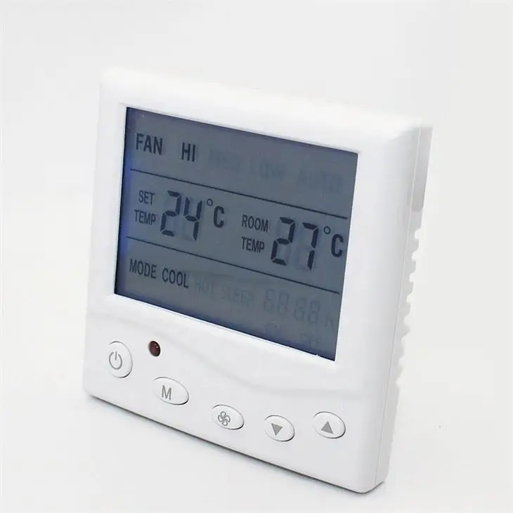 Floor Heating Thermostat Coil Unit Temperature Controller Air Conditioner Thermostat Fan Coil