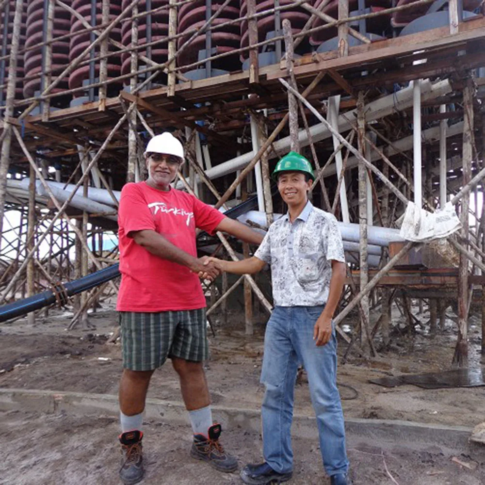 Chrome Mineral Gravity Method Mining Concentrator Zircon Sand Spiral Chute