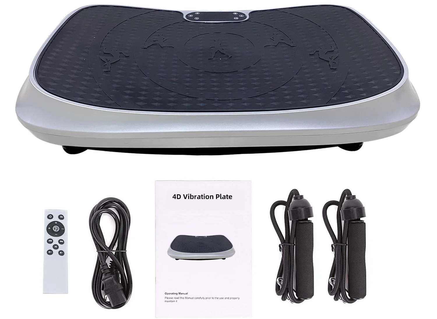 4D Vibration Plate Exercise Machine Triple Motor Whole Body Workout Fitness 3D/4D Vibration Platform Whole Body