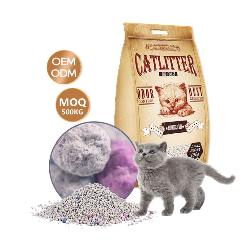 Cat Litter With Super Absorbent And Deodorization Activated Activated Carbon Bentonite