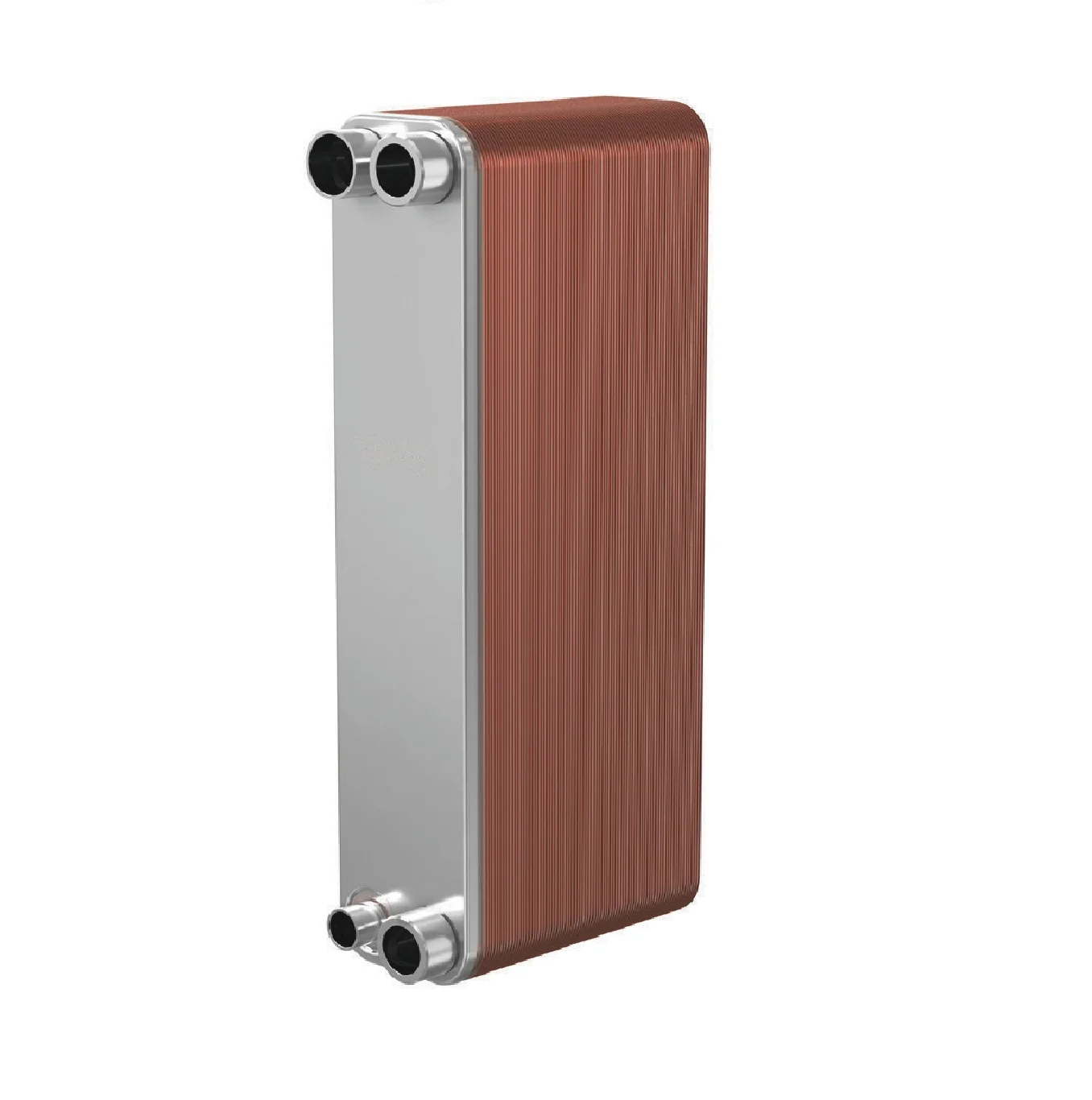 LT009 50 Plates High Pressure Brazed Plate Heat Exchanger for Water and Freon