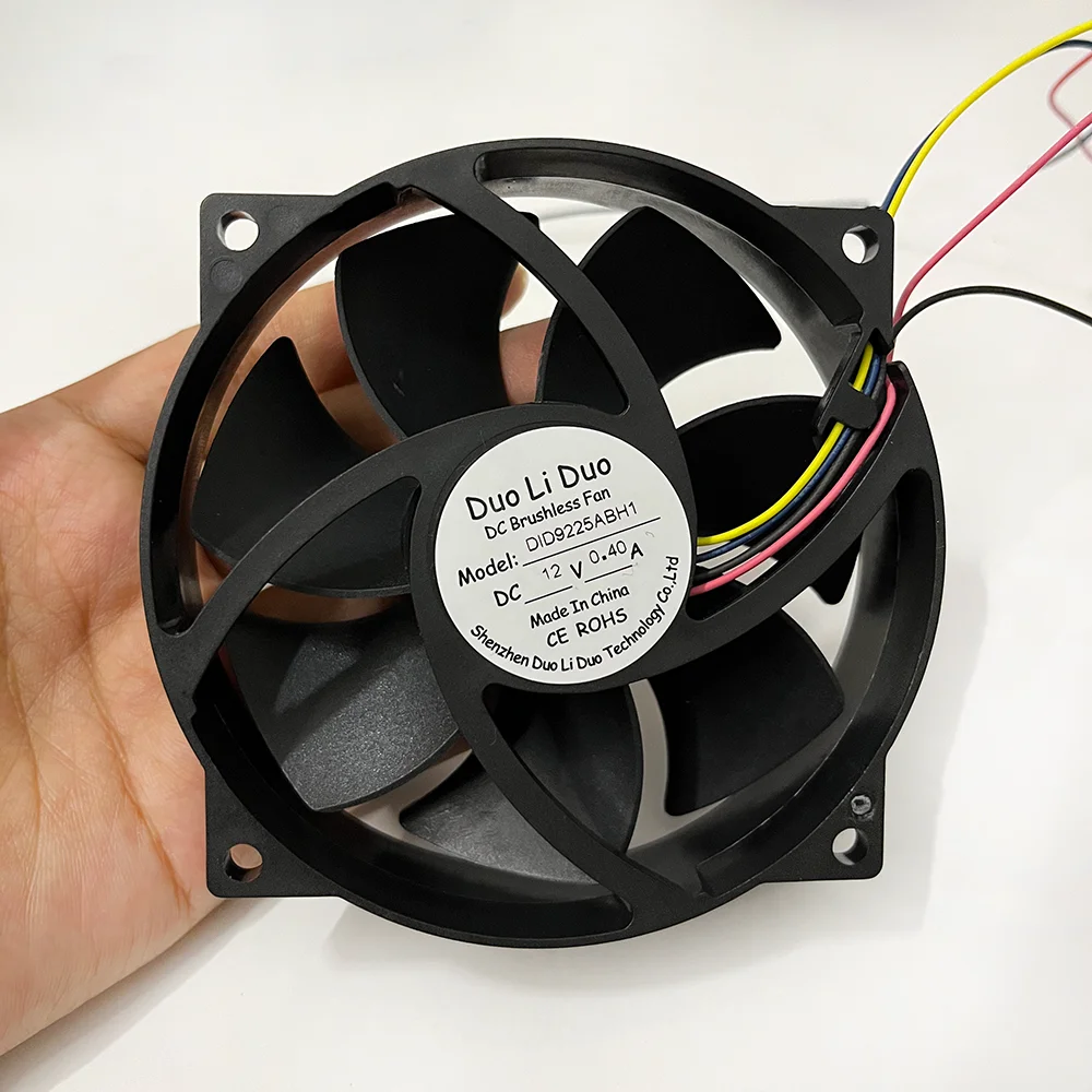 95x95x25mm Round fan KDE1209PTVX 4.4w 12v 24v dc brushless axial flow fan for Round mosquito lamp, moxibustion, smoke extractor