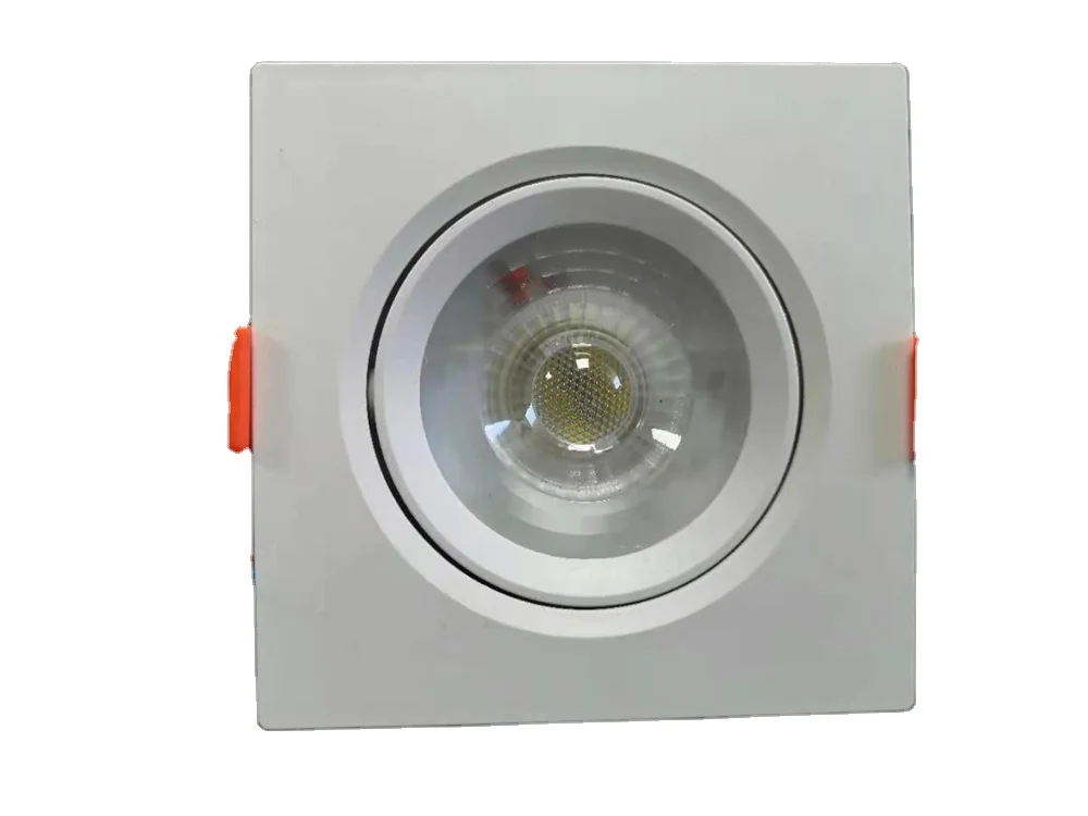 Very Cheap Price Plastic Housing Body Cob LED Sky Spot Light, Round and Square Down Light 3W 5W 7W 9W 12W