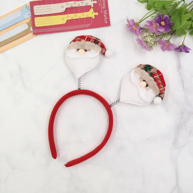 Adult children Spring Accessory Christmas Party Tree Elk Snowman Headbands