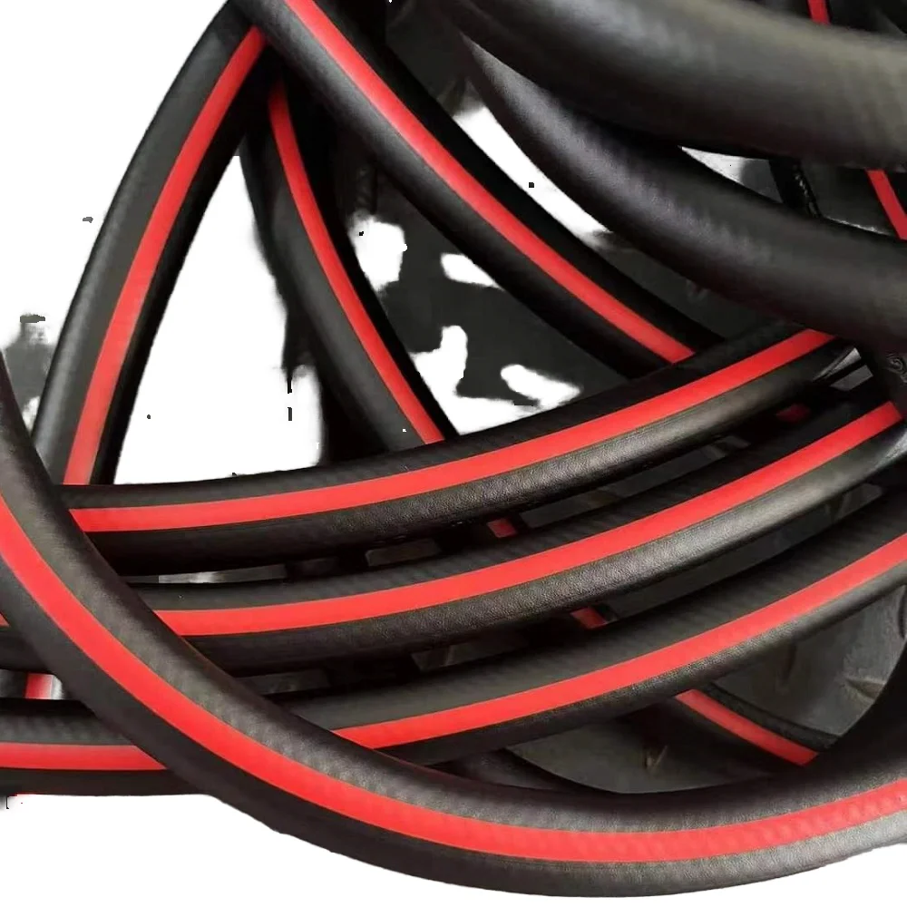 8mm PVC Material All-Color Flexible Fiber Braided Reinforce Water Oil Air Hoses 300 PSI 100m Length for Irrigation Garden Use