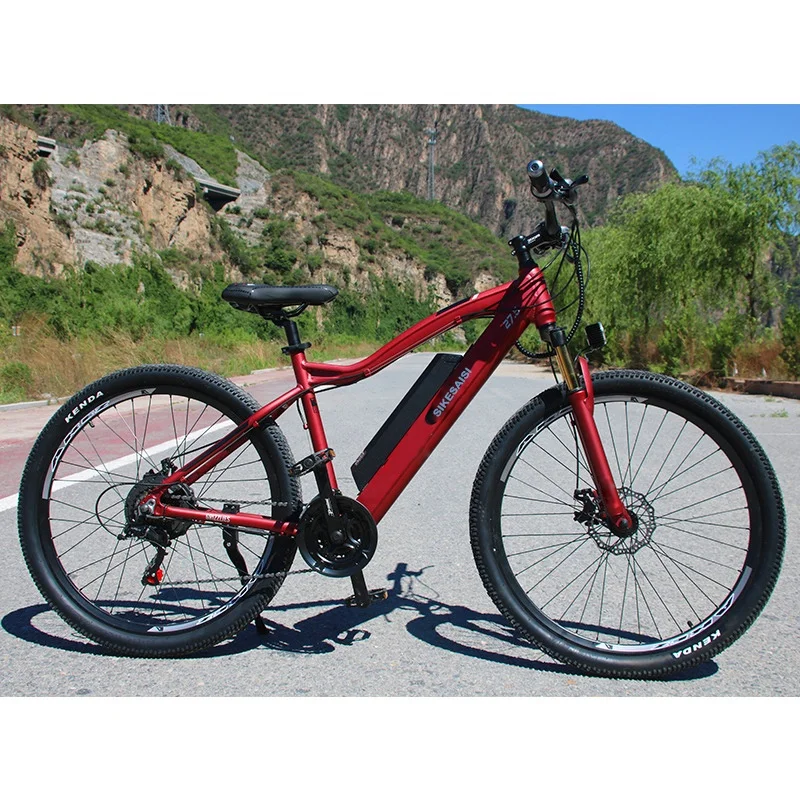 Литиевая батарея съемный алюминиевый сплав 27,5 дюймов 21-скоростной горный велосипед 48 В 500 Вт Электрический велосипед со скрытой батареей