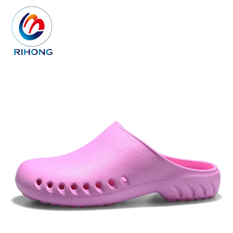top quality colorful custom logo garden hospital medical nurse doctor garden shoes sandal eva clog for men
