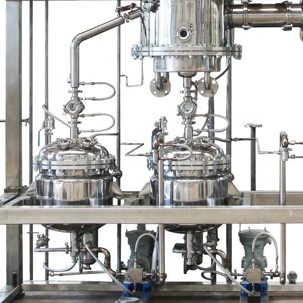 
Industrial Automatic Feeding and Collection Plant Oil Separation and Evaporation Wiped Film Distillation Equipment 