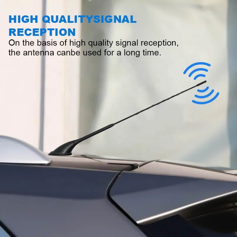 Universal Car Radio AM FM Antenna Aerial Base Kit Active Amplified DAB+FM Radio Car Aerial Antenna Mast Car Accessories