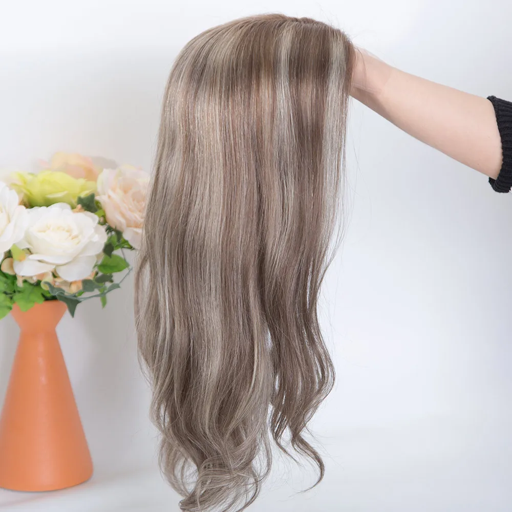 hot sale  mono top wig   real human virgin hair  also have lace area in the front    can make custom order  soft and smooth