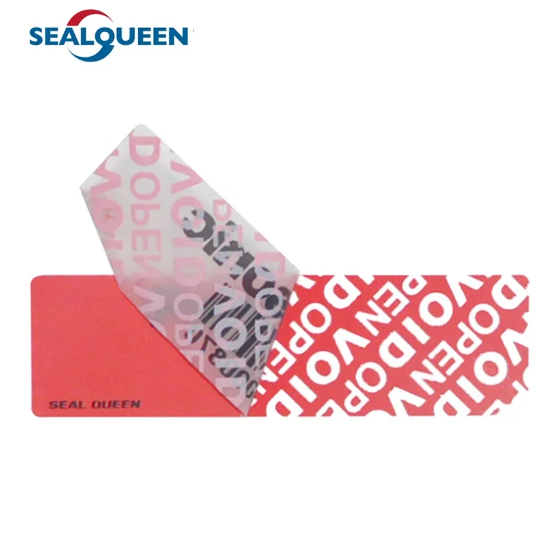 High Quality Custom Printing Warranty Void Seal Tamper Evident Security Sticker Label