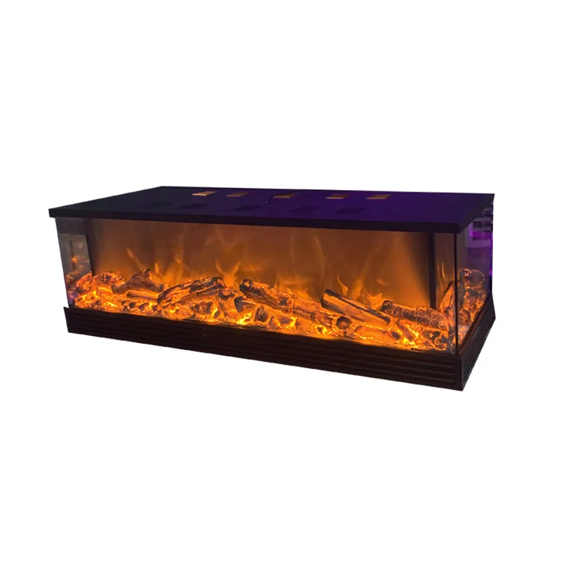 1500 mm Four Sided Flame Special Design Inserted Electric Fireplace Heaters With Remote Controlling Function