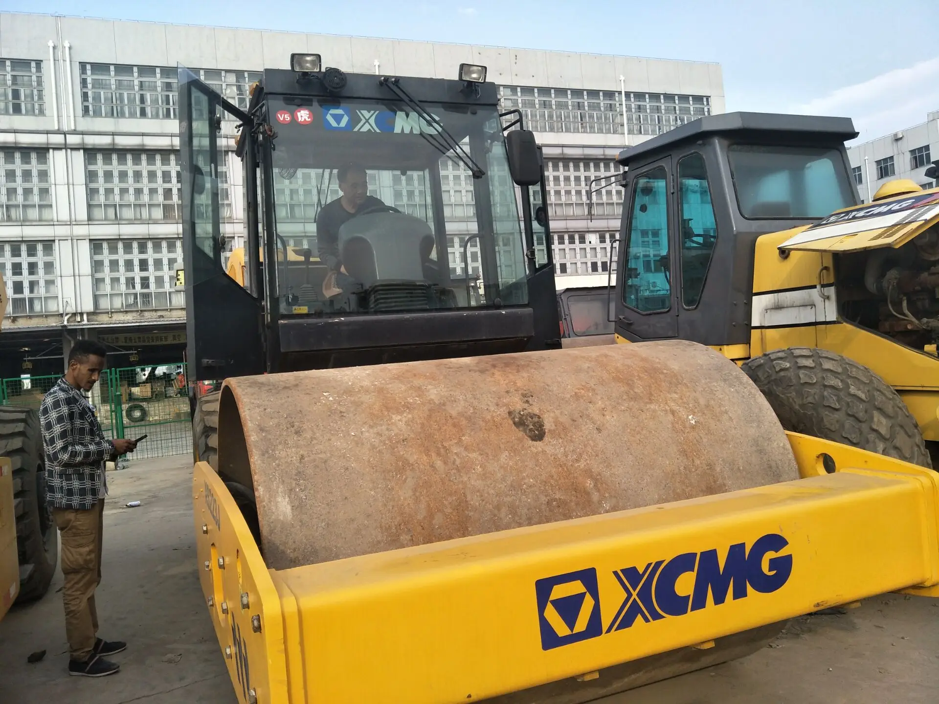 Used 14 ton  Road Rollers , Secondhand XS182  Compactor Roller