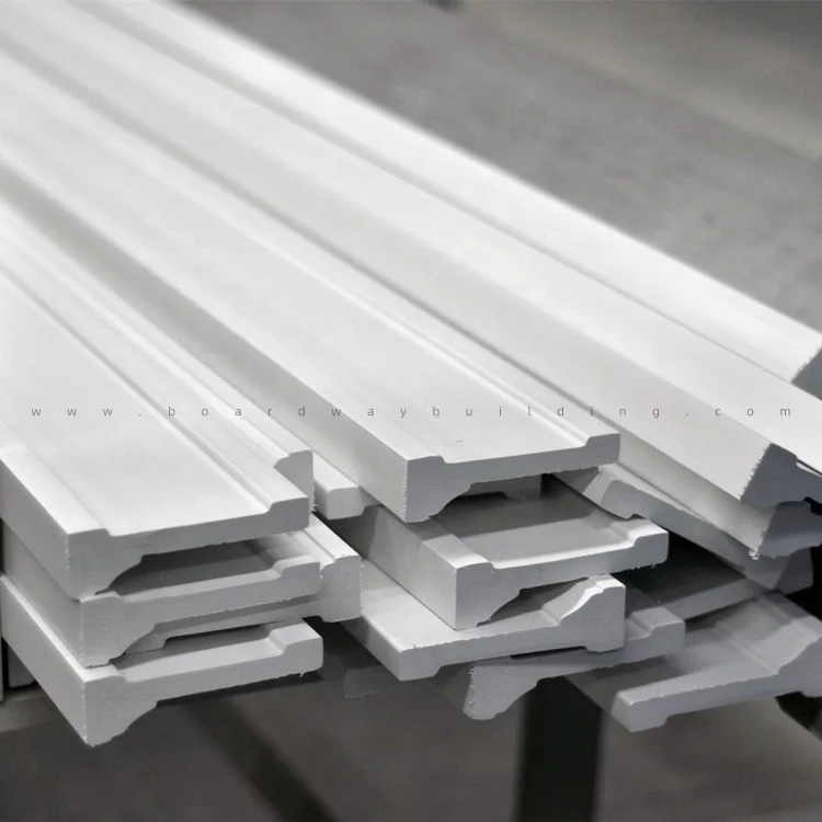 High Quality Decorative PVC Crown Moulding PVC Ceiling Mouldings for Kitchen Cabinet