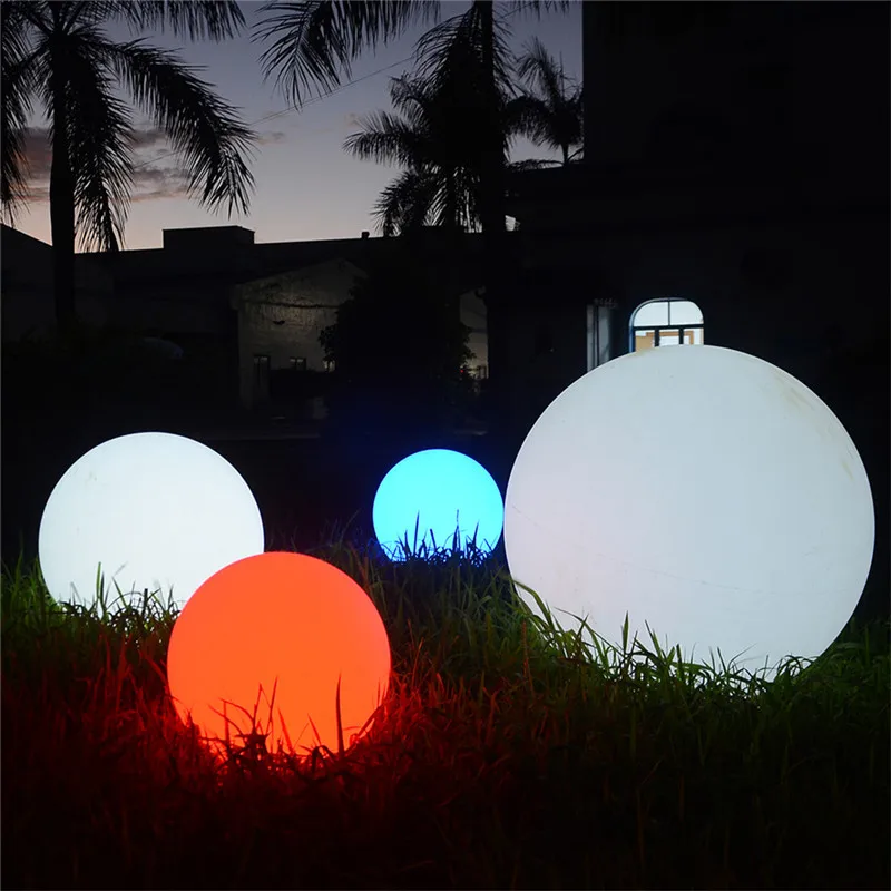 Rechargeable Led Ball Lamp Remote Control Waterproof Table Lamp Led Round Ball Night Lights