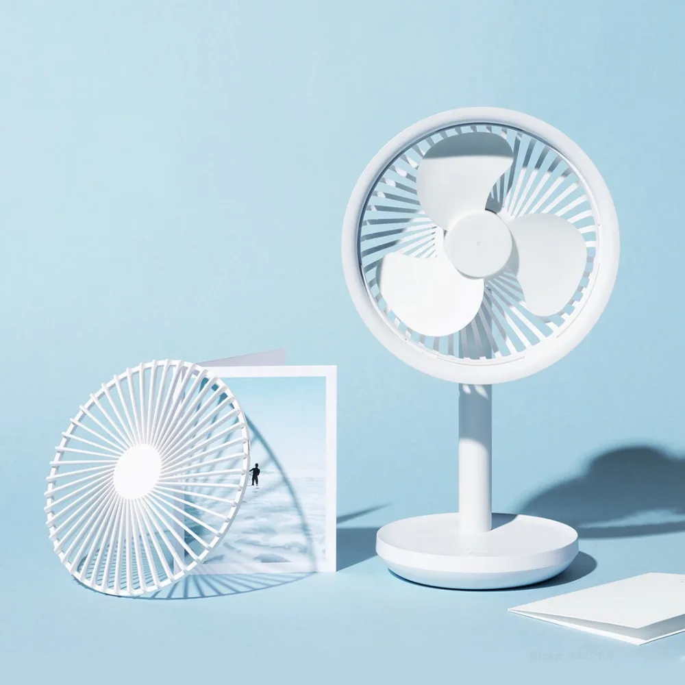 Xiaomi Mijia Youpin SOLOVE Desktop mini Table Portable Standing Fan Solove Type-C usb rechargeable 4000mAh Rotating Fan