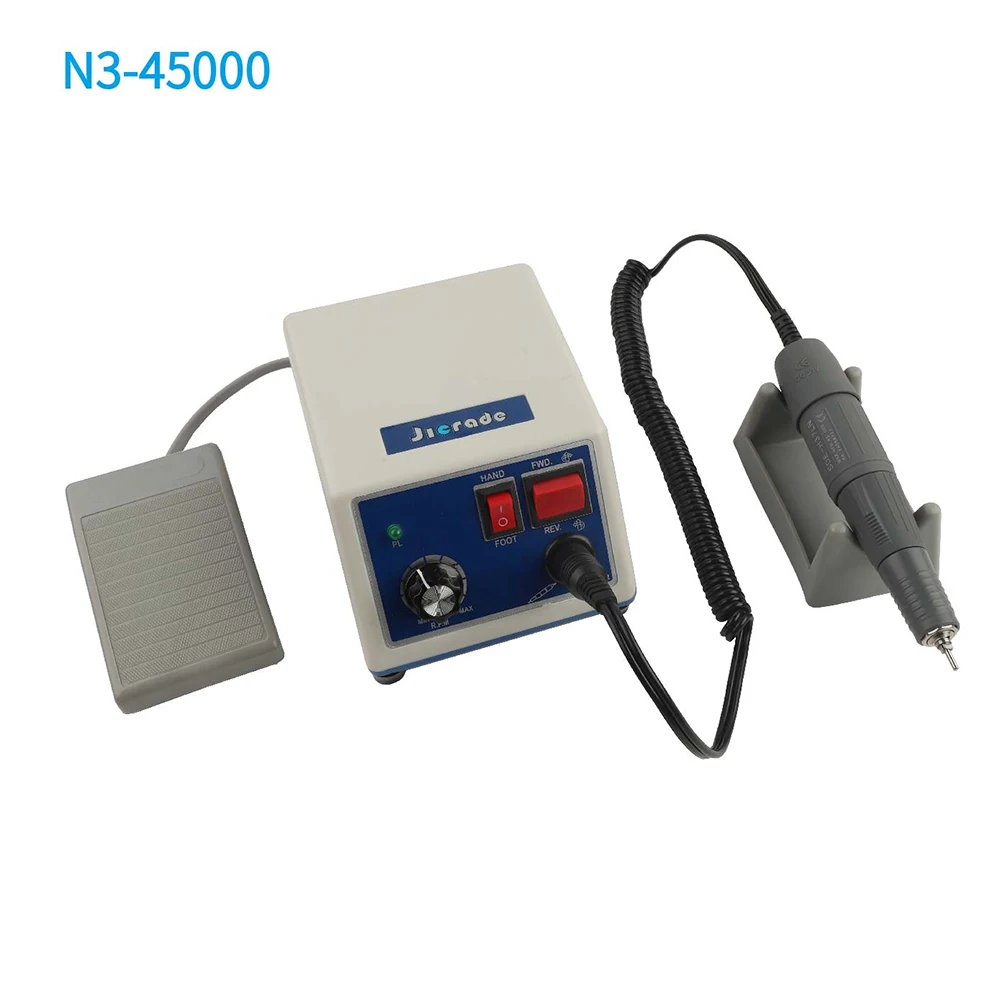 45000RPm High Speed variable two rotation Jewellery Polishing Nail Drills Pedicure Electric File Kit