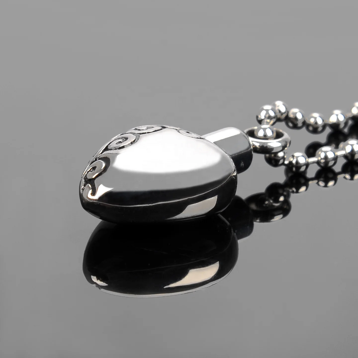 Heart necklace wholesale cheap necklace silver stainless steel jewelry custom stainless steel jewelry